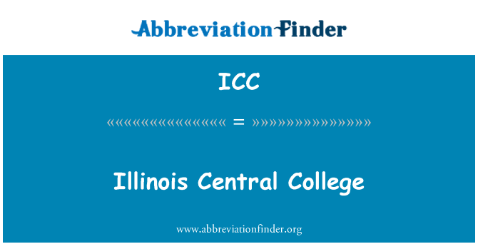 ICC: Illinois Central College