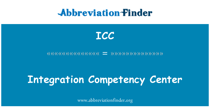 ICC: Integracija kompetenčni Center