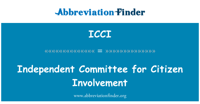 ICCI: Comité indépendant pour la participation des citoyens