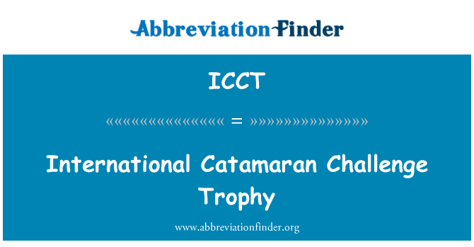 ICCT: Mezinárodní katamarán Challenge Trophy