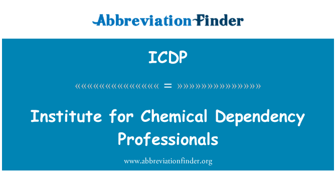 ICDP: Instituto para os profissionais de dependência química