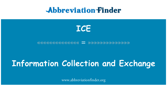 ICE: 信息收集和交换