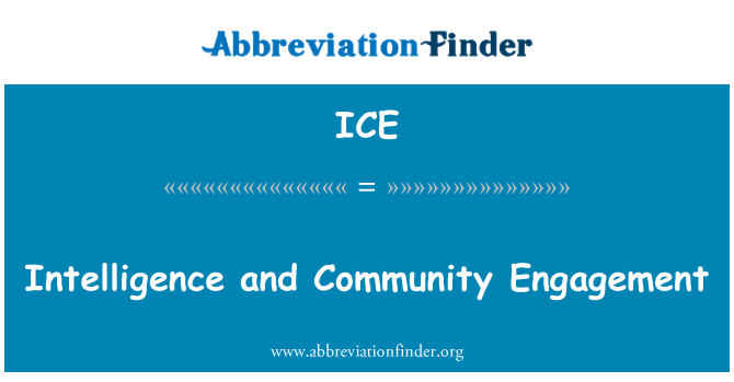 ICE: Intelliġenza u l-ingaġġ tal-Komunità