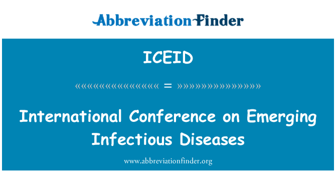 ICEID: 新興傳染病國際會議