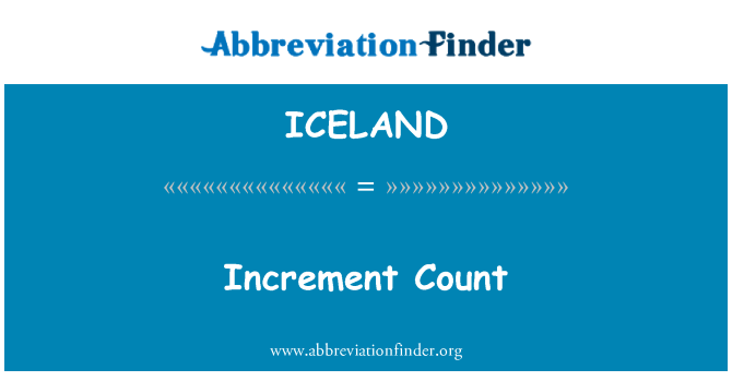 ICELAND: Inkrement għadd