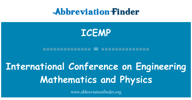 ICEMP: Konferans entènasyonal sou