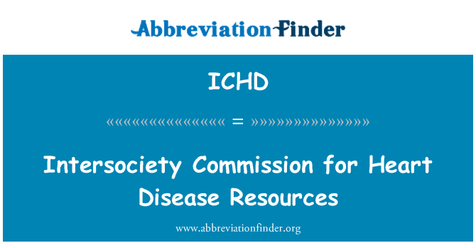 ICHD: Intersociety Komise pro srdeční choroby zdroje