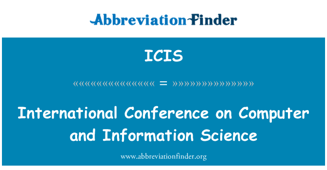 ICIS: Starptautiskā konference par datoru un informācijas zinātnes