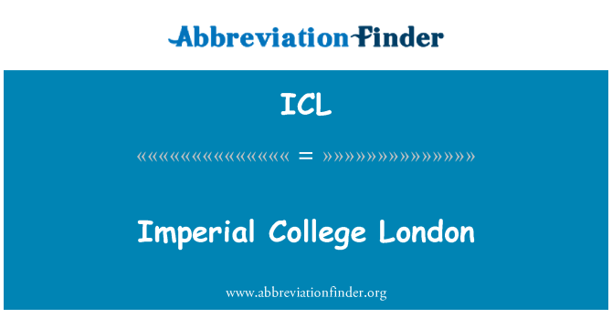 ICL: Imperial College London