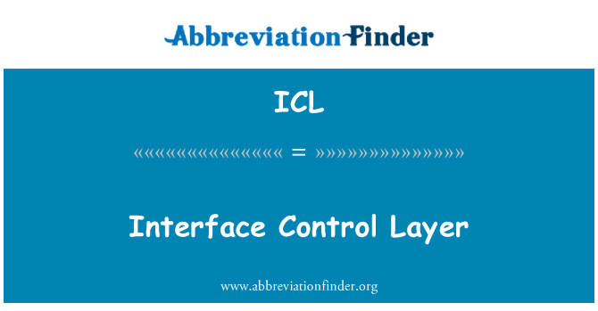 ICL: Saff ta ' kontroll ta ' l-interface