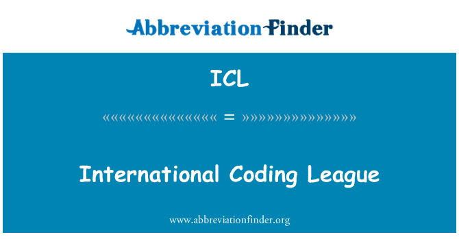 ICL: International Coding League