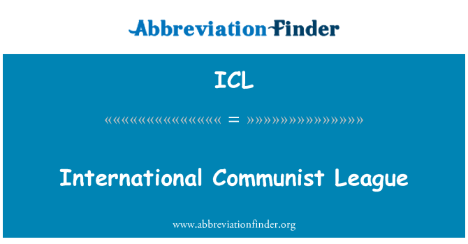 ICL: Міжнародні комсомол