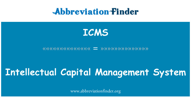 ICMS: Intellectual Capital Management System