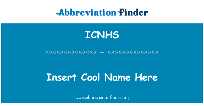 ICNHS: Mete Frais non isit la