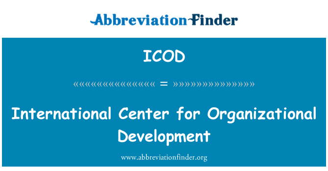 ICOD: Mezinárodní centrum pro organizační rozvoj
