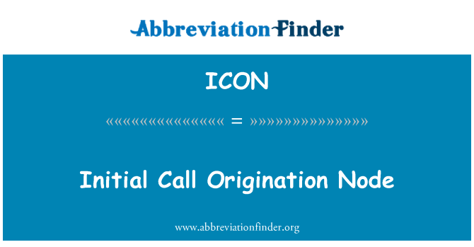 ICON: Panggilan awal mula Node