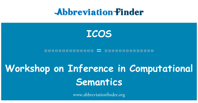 ICOS: Workshop on arvutuslik semantika järeldamine