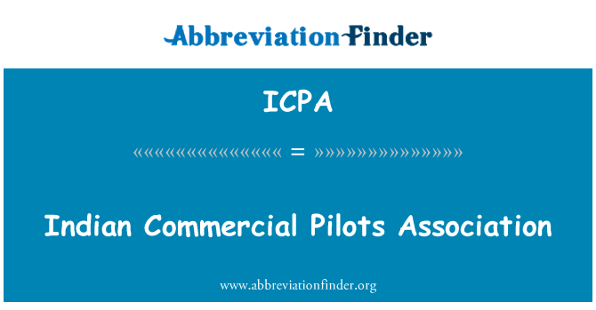 ICPA: Associació indi Pilots comercials