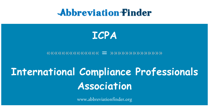 ICPA: Associació de Professionals internacionals de compliment