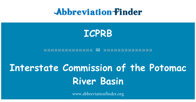 ICPRB: Zwischenstaatlichen Kommission des Potomac River Basin