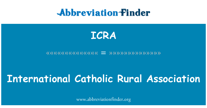 ICRA: Asociación Rural católica internacional