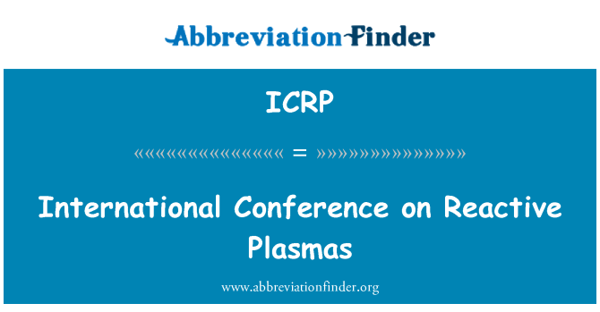 ICRP: Konferans entènasyonal sou Plasmas Réactif
