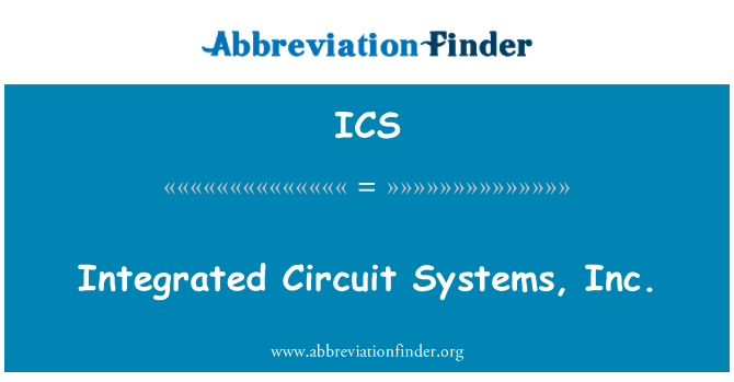 ICS: Circuito integrado Systems, Inc.