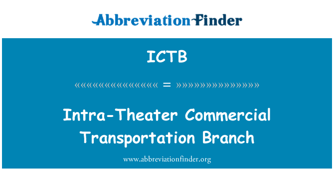 ICTB: Branch pou transpòtasyon komèsyal andedan-teyat