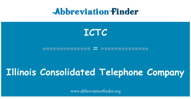 ICTC: Illinois konsolidované telefonní společnost