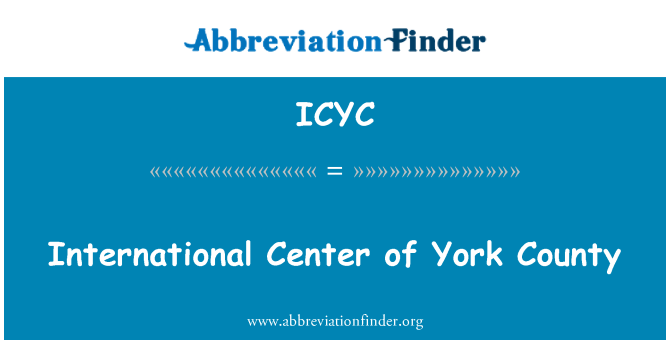 ICYC: Internationella Center i York County