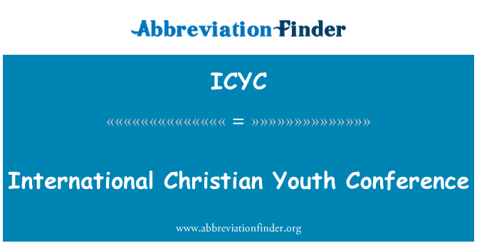 ICYC: Internasjonale Christian ungdomsstevne