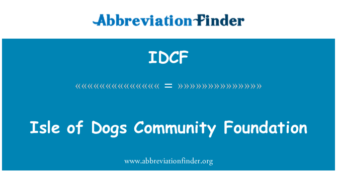 IDCF: Isle ta ' klieb Komunità Fondazzjoni
