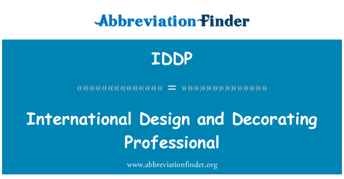 IDDP: Design- och dekorera Professional