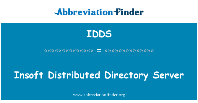 IDDS: Anyè distribye insoft sèvè