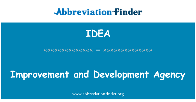 IDEA: Agence de développement et d'amélioration