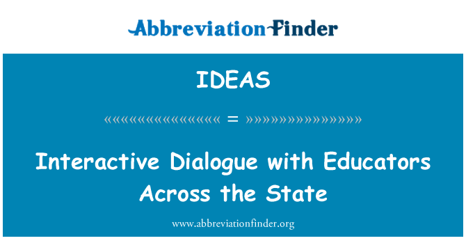 IDEAS: Interaktīvs dialogs ar pedagogiem visā valstī