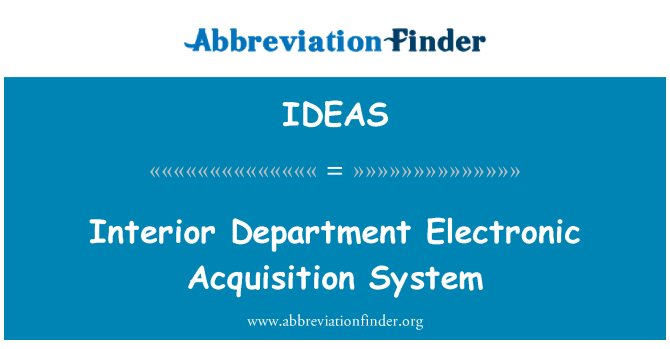 IDEAS: Vidaus reikalų departamentas elektroninių rinkimo sistema