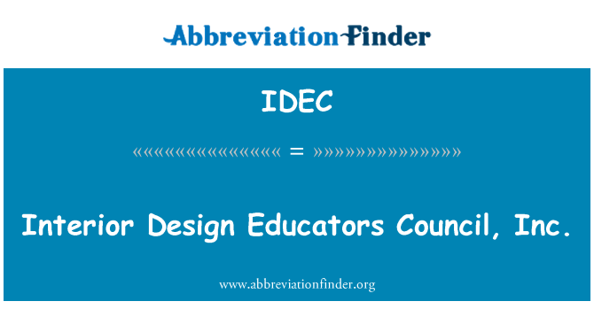 IDEC: Diseño de interiores educadores Council, Inc.