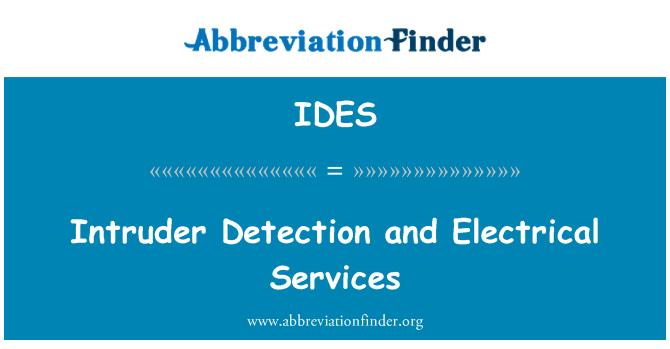IDES: Détection intrusion Et sèvis elèktrik yo