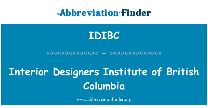 IDIBC: 室內設計師 Institute 的不列顛哥倫比亞省
