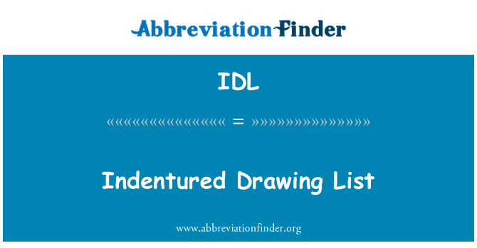 IDL: 契約圖樣目錄