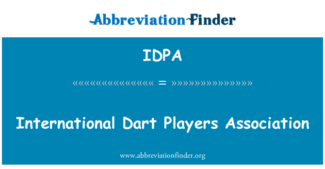 IDPA: Asosiyasyon jwè yo plonje entènasyonal