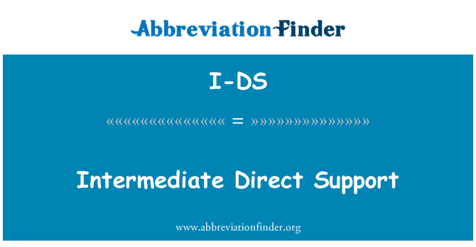 I-DS: Supporto diretto intermedio