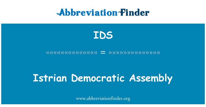 IDS: Assemblea Demokratika istrian