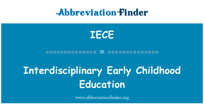 IECE: Edukazzjoni bikrija interdixxiplinari