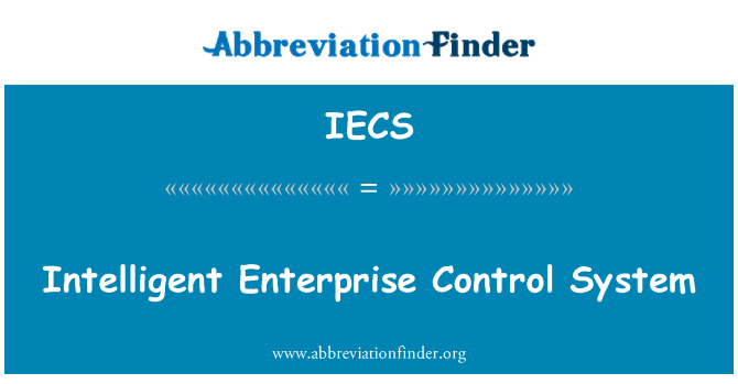 IECS: Enterprise inteligentny System kontroli