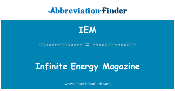 IEM: لامحدود توانائی میگزین