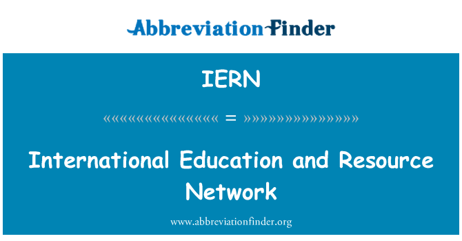 IERN: L'educació internacional i la xarxa de recursos