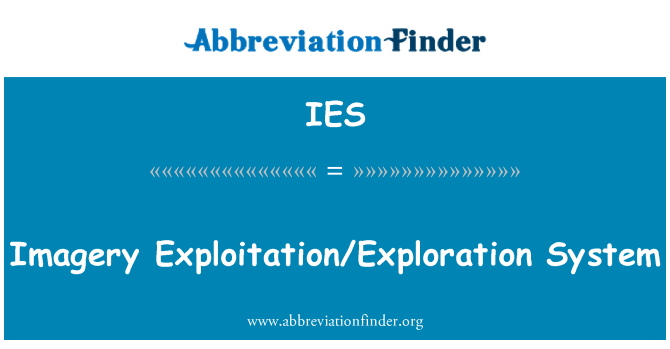 IES: Billedsprog udnyttelse/efterforskning System