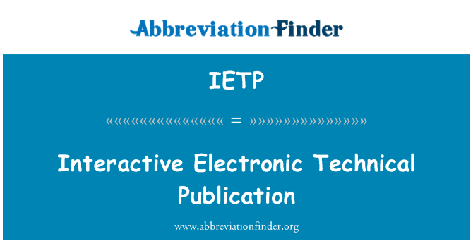 IETP: Pubblikazzjoni tekniċi elettroniku interattiv